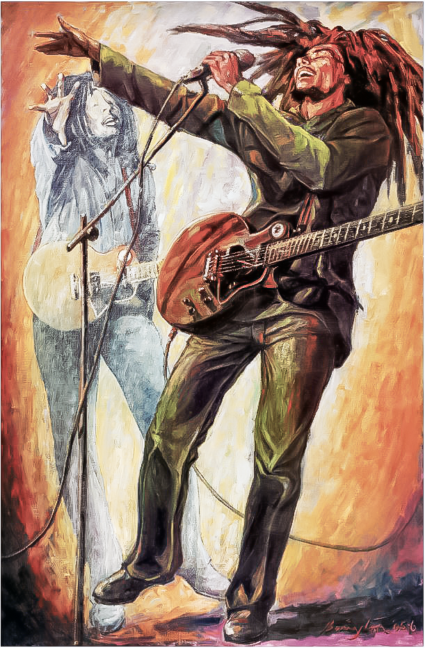 Barrington Watson's Limited Print of Bob Marley, 1994