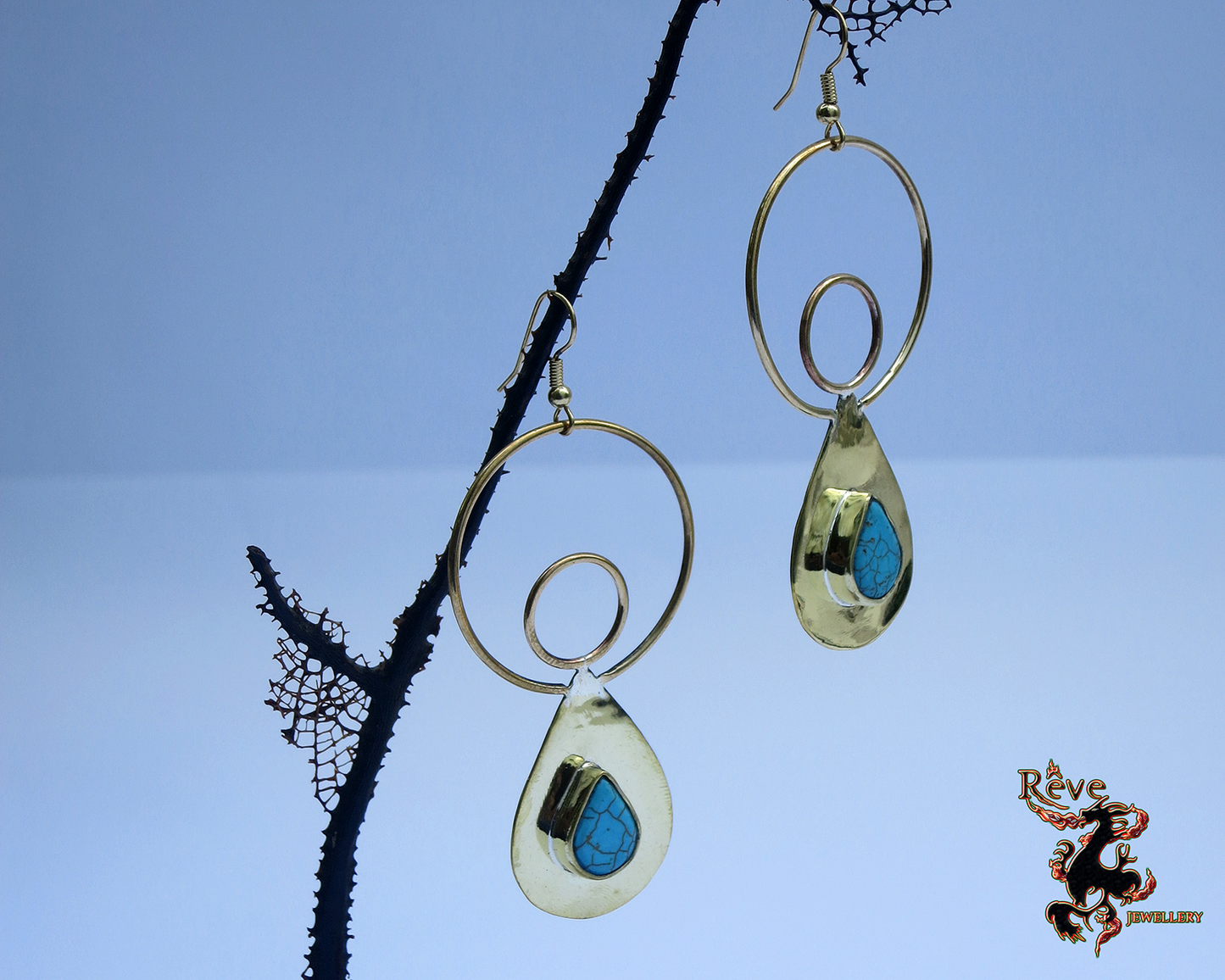 Earth Angel Turquoise Earrings