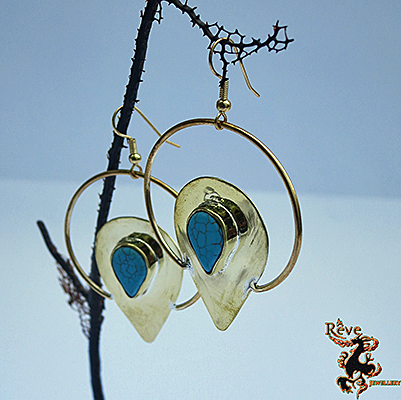 Halo Teardrop & Hoop Earring