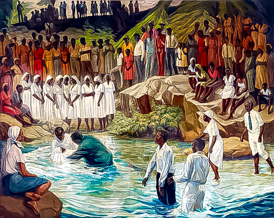 Barrington Watson's Baptism, 1984