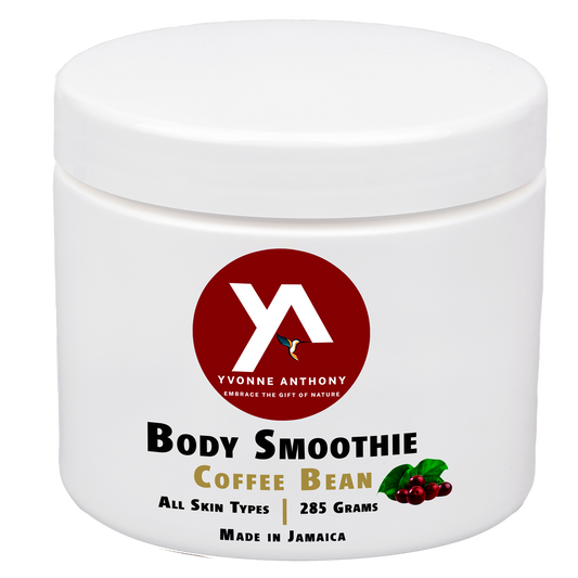 Yvonne Anthony Coffee Bean Body Smoothie—Pamper Your Skin with Luxury Sourced Straight from The Heart of Jamaica.