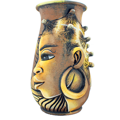 3D Bumpy Head Vase Series — Three Faces
